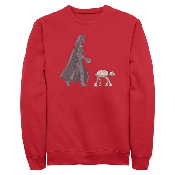 Mens Star Wars Darth Vader AT-AT Walking the Dog Sweatshirt