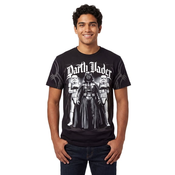 Mens Star Wars Darth Vader and Stormtroopers T Shirt