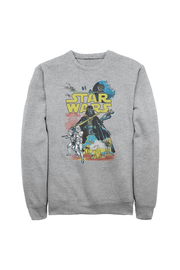 Mens Star Wars Galactic Comic Cover Sweatshirt