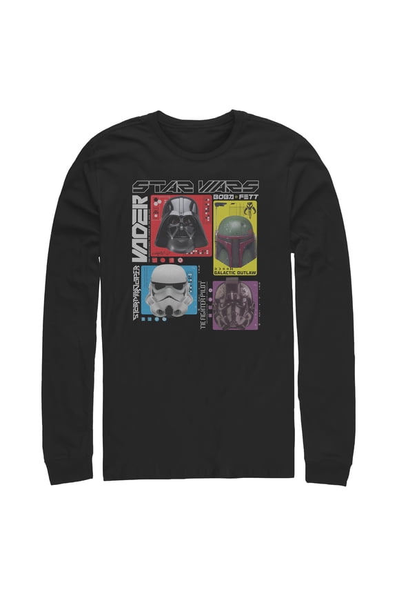 Mens Star Wars Galactic Outlaw Long Sleeve Shirt