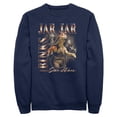 thumbnail image 1 of Mens Star Wars Jar Jar Binks Collage Sweatshirt, 1 of 4