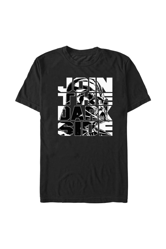 Mens Star Wars Join The Dark Side Quote T Shirt