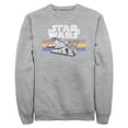 thumbnail image 1 of Mens Star Wars Millennium Falcon 77' Vintage Stripes Sweatshirt, 1 of 4
