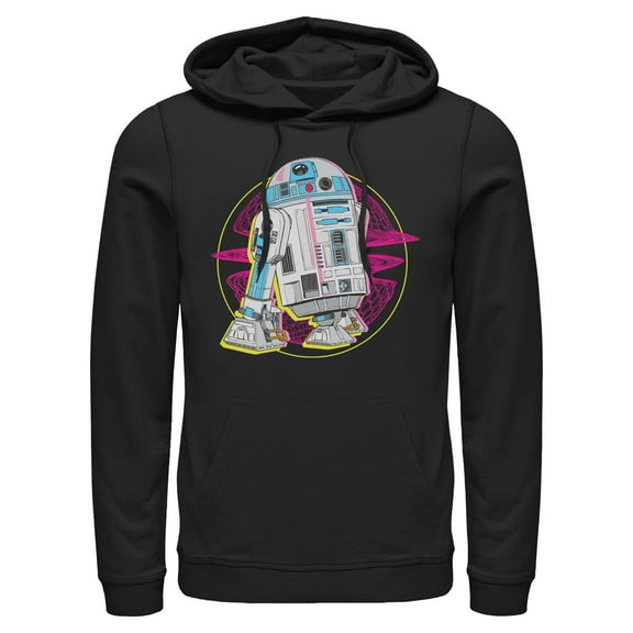 Mens Star Wars R2-D2 Retro Vibes Lightweight Hoodie