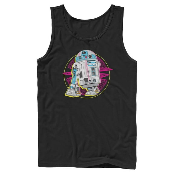 Mens Star Wars R2-D2 Retro Vibes Tank Top
