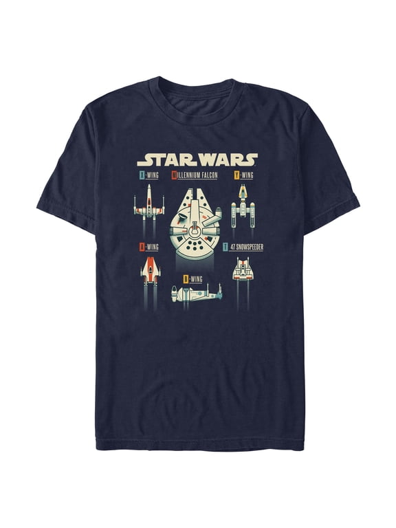 Mens Star Wars Rebel Alliance Starfighters T Shirt