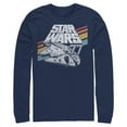 thumbnail image 1 of Mens Star Wars Retro 77 Millennium Falcon Stripes Long Sleeve Shirt, 1 of 4