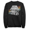thumbnail image 1 of Mens Star Wars Retro 77 Millennium Falcon Stripes Sweatshirt, 1 of 4