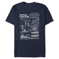 thumbnail image 1 of Mens Star Wars Schematics Of Ships And Fighters T Shirt, 1 of 5