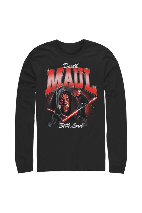 Mens Star Wars Sith Lord Maul Long Sleeve Shirt