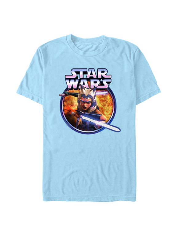 Mens Star Wars: The Clone Wars Ahsoka Fire Logo T Shirt