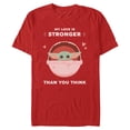 thumbnail image 1 of Mens Star Wars: The Mandalorian My Love Is Stronger Than You Think T Shirt, 1 of 5