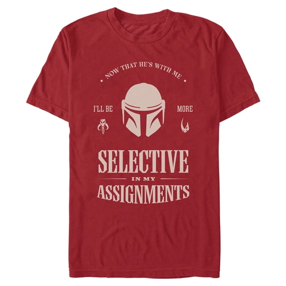Mens Star Wars: The Mandalorian and Grogu Selective In My Assignments T Shirt