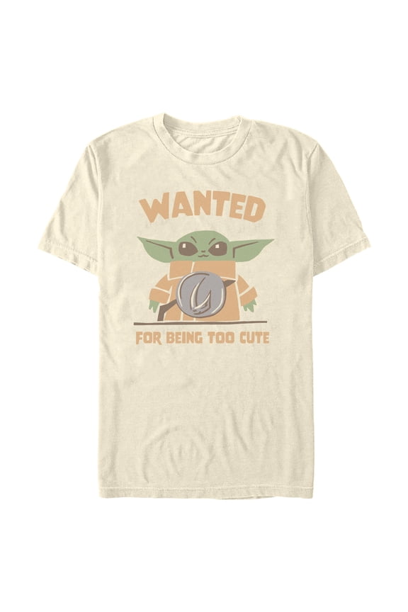 Mens Star Wars: The Mandalorian and Grogu Wanted For Being Too Cute T Shirt