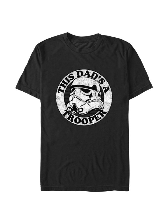 Mens Star Wars This Dad's A Trooper T Shirt