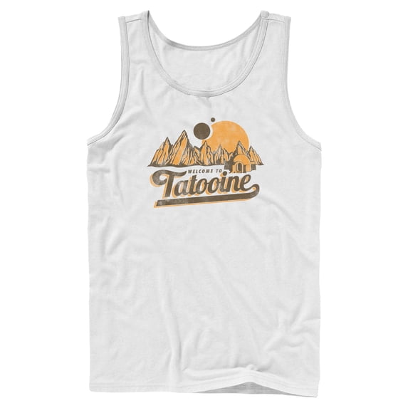Mens Star Wars Welcome To Tatooine Tank Top