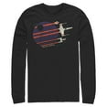 thumbnail image 1 of Mens Star Wars X-wing Starfighter Flyby Long Sleeve Shirt, 1 of 4
