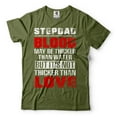 thumbnail image 1 of Mens Step Dad T-shirt Stepdad Funny Shirt Father's Day Gift Shirt Fathers Day Step Dad Shirt (Small Military Green), 1 of 6