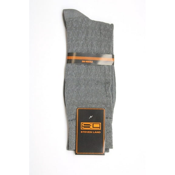 Mens Steven Land Socks Solid Color Dress Casual Socks Many Colors