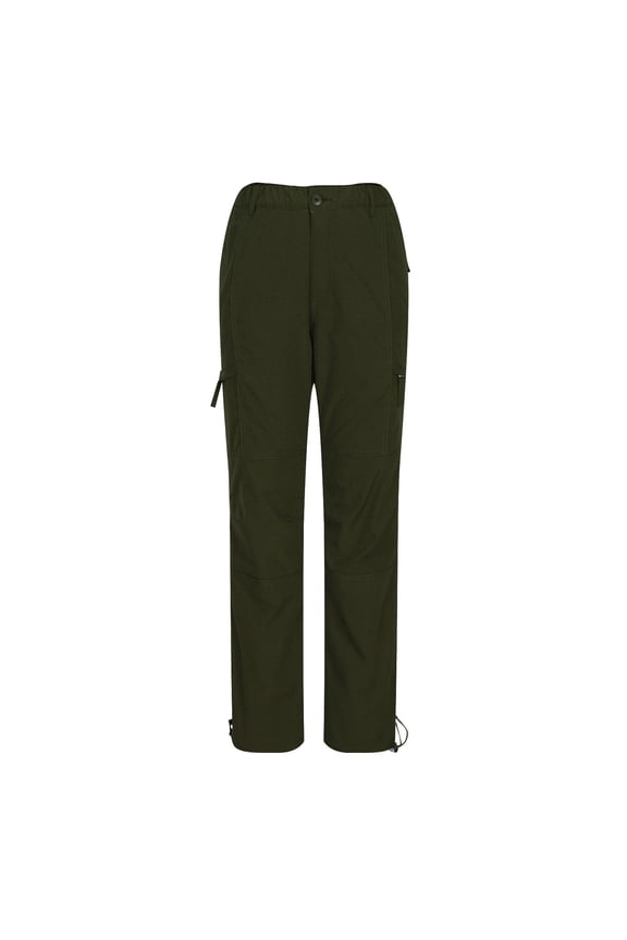 Mens Straight Leg Cargo Pants Windproof Fleece Lined Workout Pants Casual Outdoors Army Green L