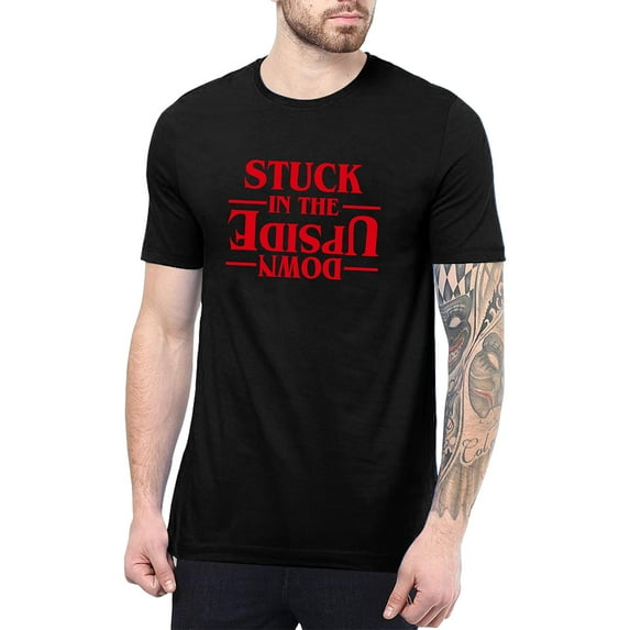 Mens Stranger Shirt - Graphic Tees Vintage Things Merchandise