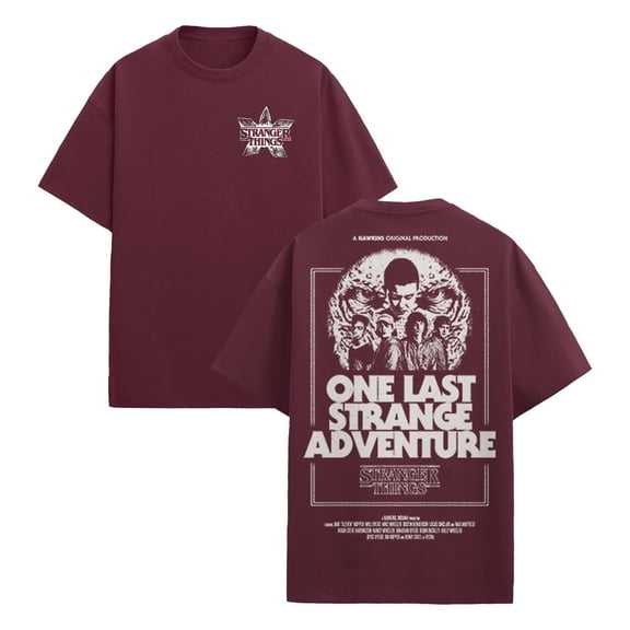 Netflix Men's Stranger Things Demogorgon One Last Adventure T Shirt
