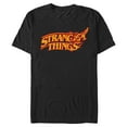 thumbnail image 1 of Netflix Men's Stranger Things Flame Logo T Shirt, 1 of 5