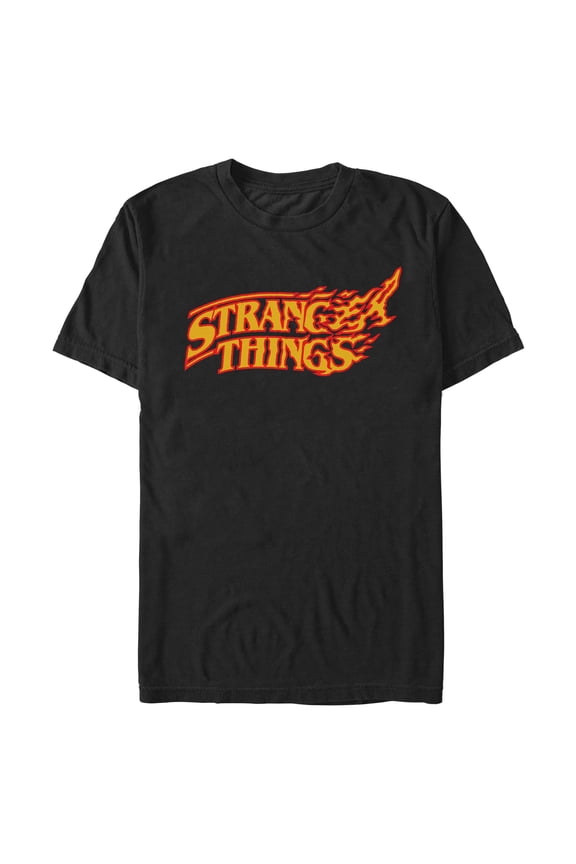 Netflix Men's Stranger Things Flame Logo T Shirt