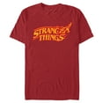 thumbnail image 1 of Netflix Men's Stranger Things Flame Logo T Shirt, 1 of 5
