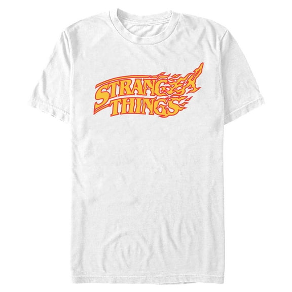 Netflix Men's Stranger Things Flame Logo T Shirt