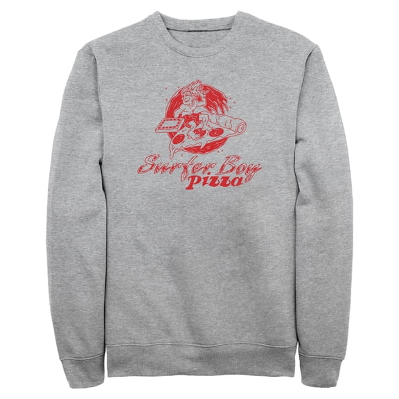 Mens Stranger Things Surfer Boy Pizza Costume Sweatshirt