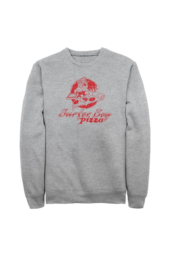 Mens Stranger Things Surfer Boy Pizza Costume Sweatshirt
