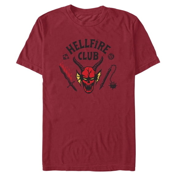 Mens Stranger Things Welcome to the Hellfire Club T Shirt