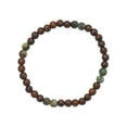 thumbnail image 1 of Mens Stretch Bracelet with Bronzite and African Turquoise Beads, 1 of 1