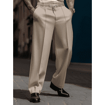 Mens Stretch Golf Pants Quick Dry Lightweight Casual Pants with Pockets Golf Dress Pant Stretch Work Business Casual Comfy Trousers Khaki L