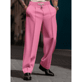 thumbnail image 1 of Mens Stretch Golf Pants Quick Dry Lightweight Casual Pants with Pockets Golf Dress Pant Stretch Work Business Casual Comfy Trousers Pink M, 1 of 5