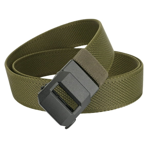Mens Stretch Nylon Belt for Business Casual Automatic No Buckle Adjustable Comfortable Lightweight Durable Waistband