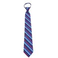 thumbnail image 1 of Mens Stripe Pre-made Zipper Tie Pre-made Designer Stripes Zipper Necktie, 1 of 2