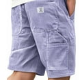 thumbnail image 1 of Mens Striped Cargo Shorts, Multi - Pockets, Light Gray, Summer Outdoor & Casual Looks, 1 of 6