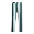 thumbnail image 1 of Mens Striped Dress Pants Lightweight Casual Trousers Slim Fit Breathable Stretchy Green Pant, 1 of 3