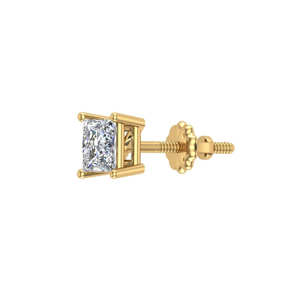 Walmart princess cut diamond stud earrings Clearance