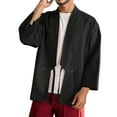 thumbnail image 1 of Mens Style National Style Retro Hanfu Japanese Loose Cardigan Coat, 1 of 5