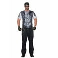 thumbnail image 1 of Mens Sublimation Biker Guy Shirt Halloween Costume, 1 of 2