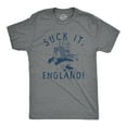 thumbnail image 1 of Mens Suck It England T Shirt Funny Fourth Of July George Washington Skateboarding Tee for Guys Graphic Tees, 1 of 9