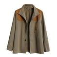 thumbnail image 1 of Mens Suede Casual Jacket Lightweight Breathable Business Coat for Outdoor Wear, 1 of 2