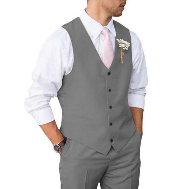 Mens Suit Piece Slim Fit Suit for Wedding Vest Pants Suit for