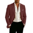 thumbnail image 1 of Mens Suit Jackets Slim Fit Blazers Suit Sport Coats for Wedding Prom | Mens Two Buttons Blazers Casual Jackets for Bussiness Party Working, 1 of 9