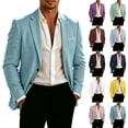 thumbnail image 1 of Mens Suit Jackets Slim Fit Blazers Suit Sport Coats for Wedding Prom | Mens Two Buttons Blazers Casual Jackets for Bussiness Party Working, 1 of 9