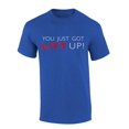 thumbnail image 1 of Mens Suit Tshirt You Just Got Litt Up Short Sleeve T-shirt-Heather Royal-xxxl, 1 of 1