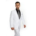 thumbnail image 1 of Mens Suit Two Piece One Button Peak Lapel Solid Suits, 1 of 6